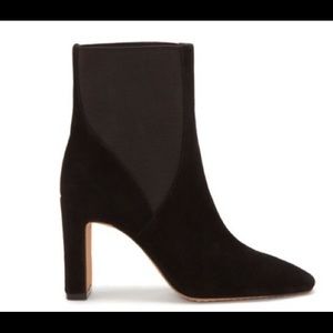 Vince Camuto Bootie- Seeana Stretch Suede Bootie